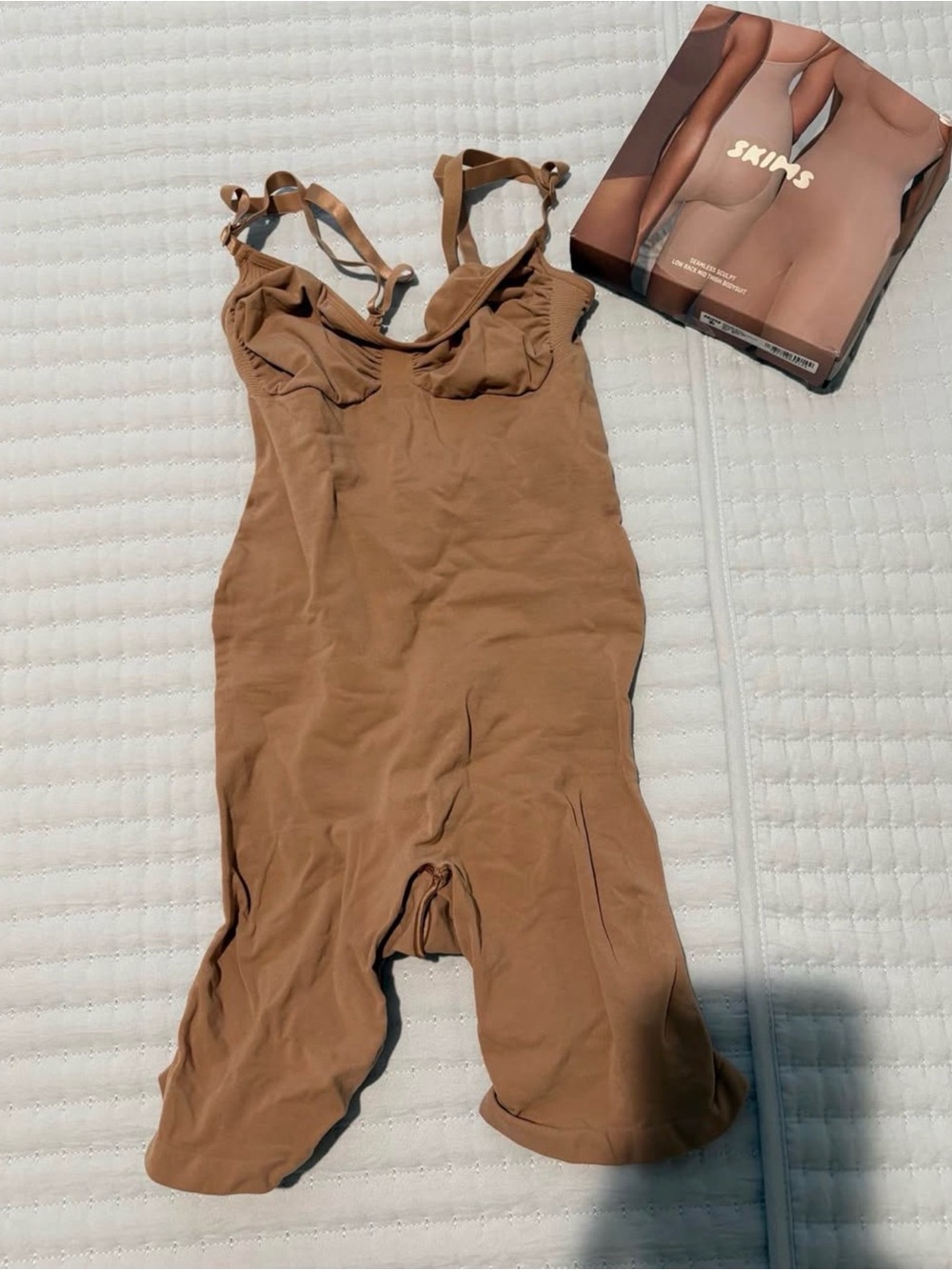 SKIMS One-Piece Bodysuit in Brown